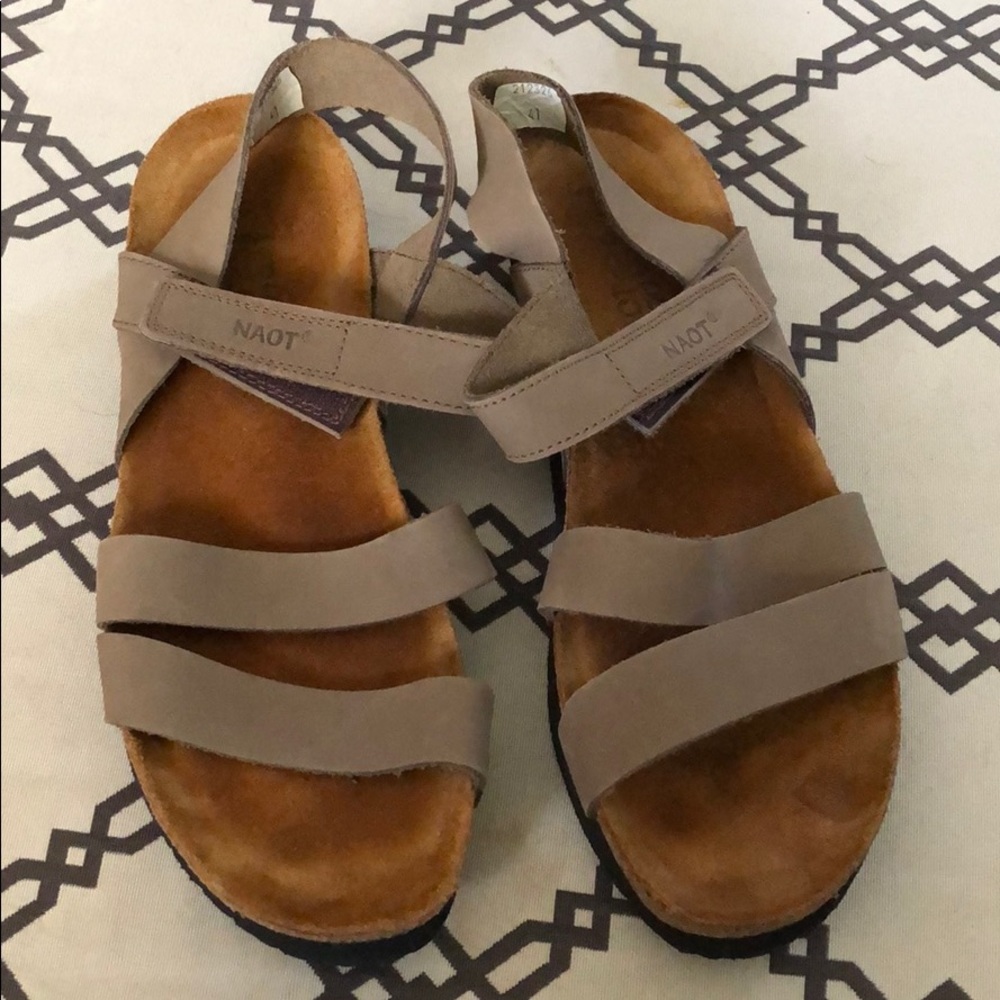 NAOT Harper Tan Sandal Size 10/41